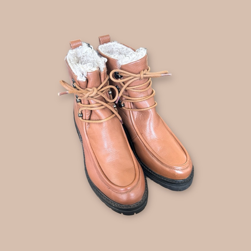 Gentle Souls Tan Winter Boots